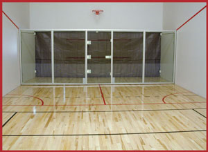 Racquetball Courts and Squash Courts Installations, supplies, products